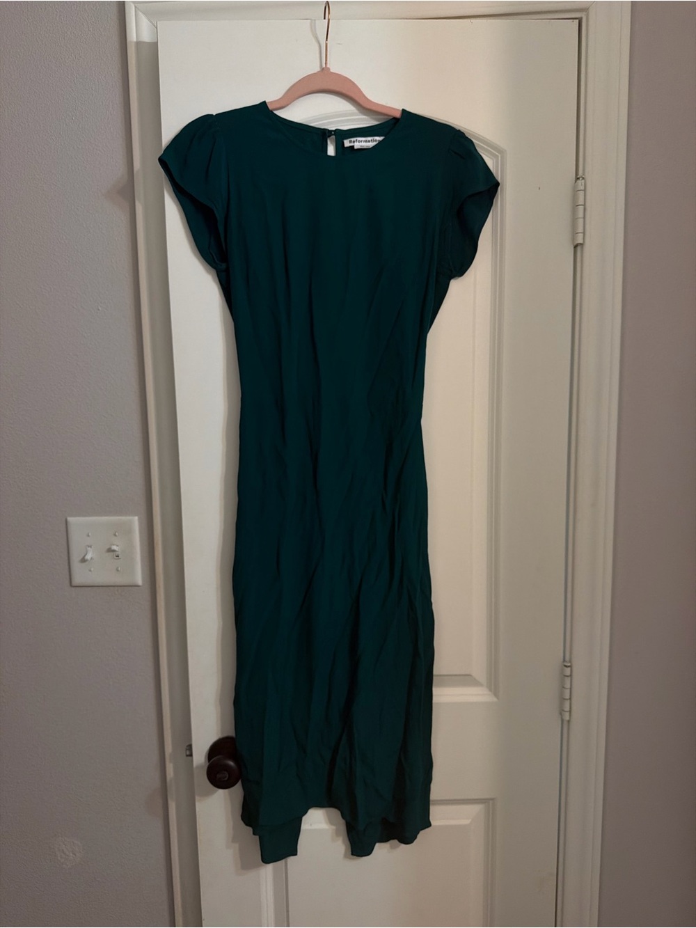 Reformation key-hole back dress